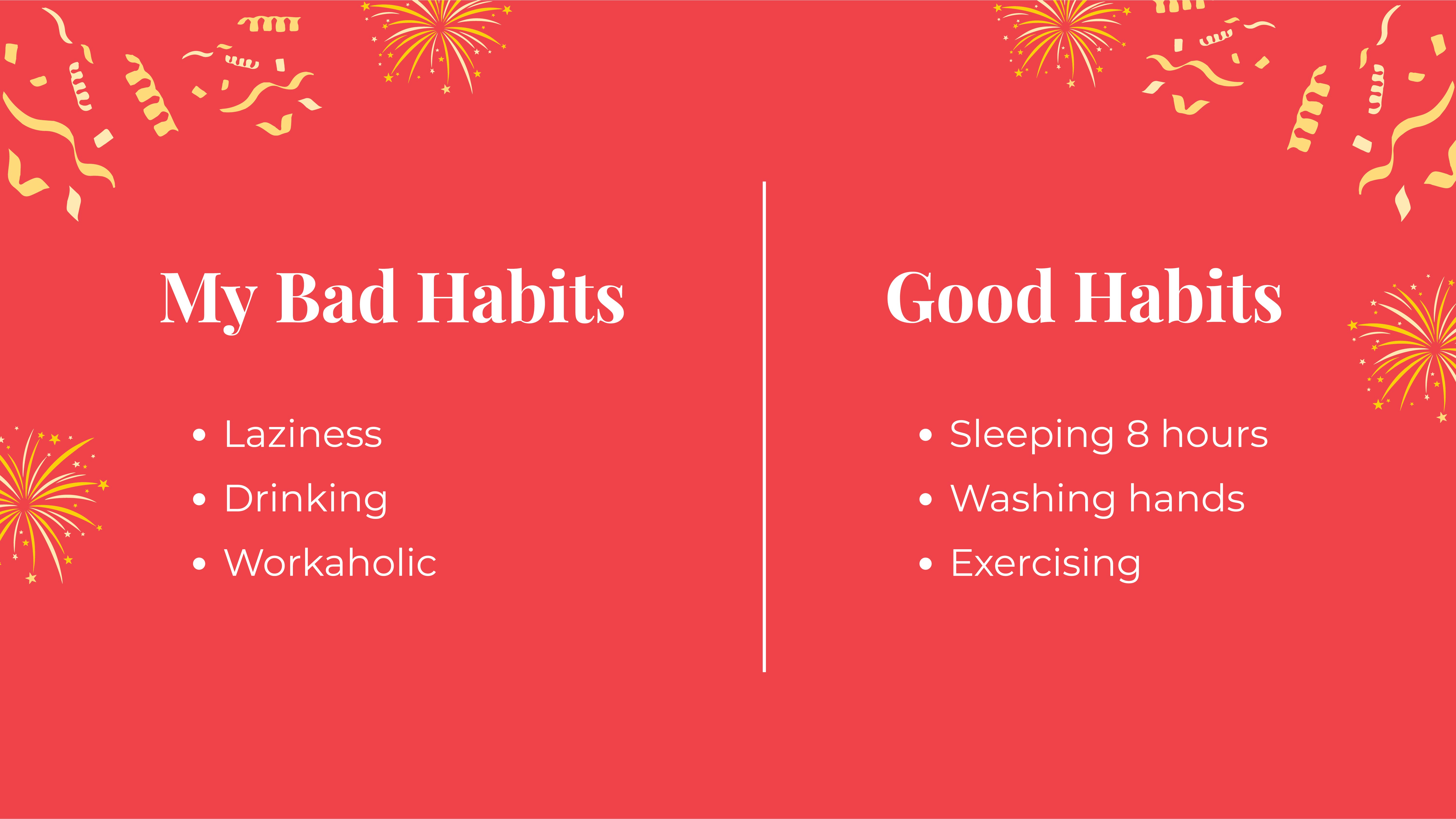 Free New Year Resolution Planner Presentation Template to Edit Online