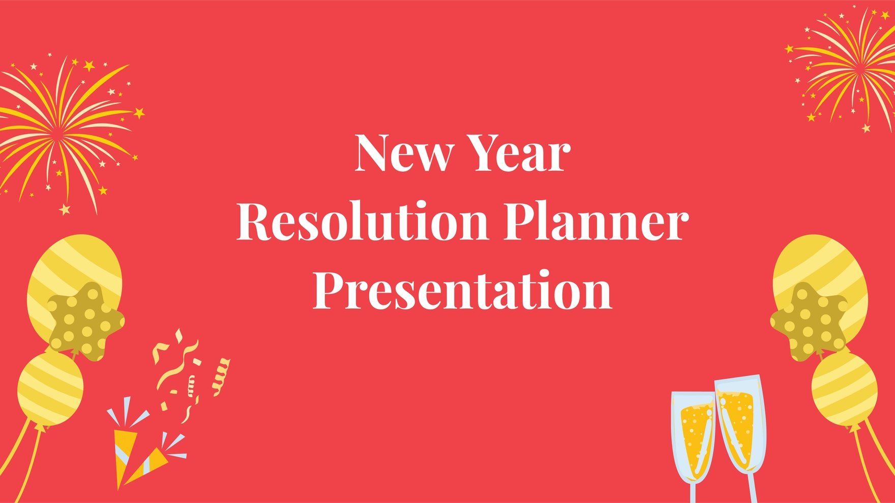 New Year Resolution Planner Presentation