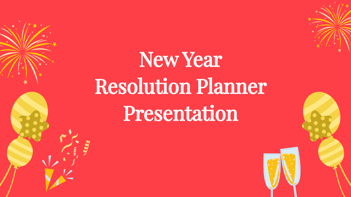 New Year Resolution Planner Presentation Template
