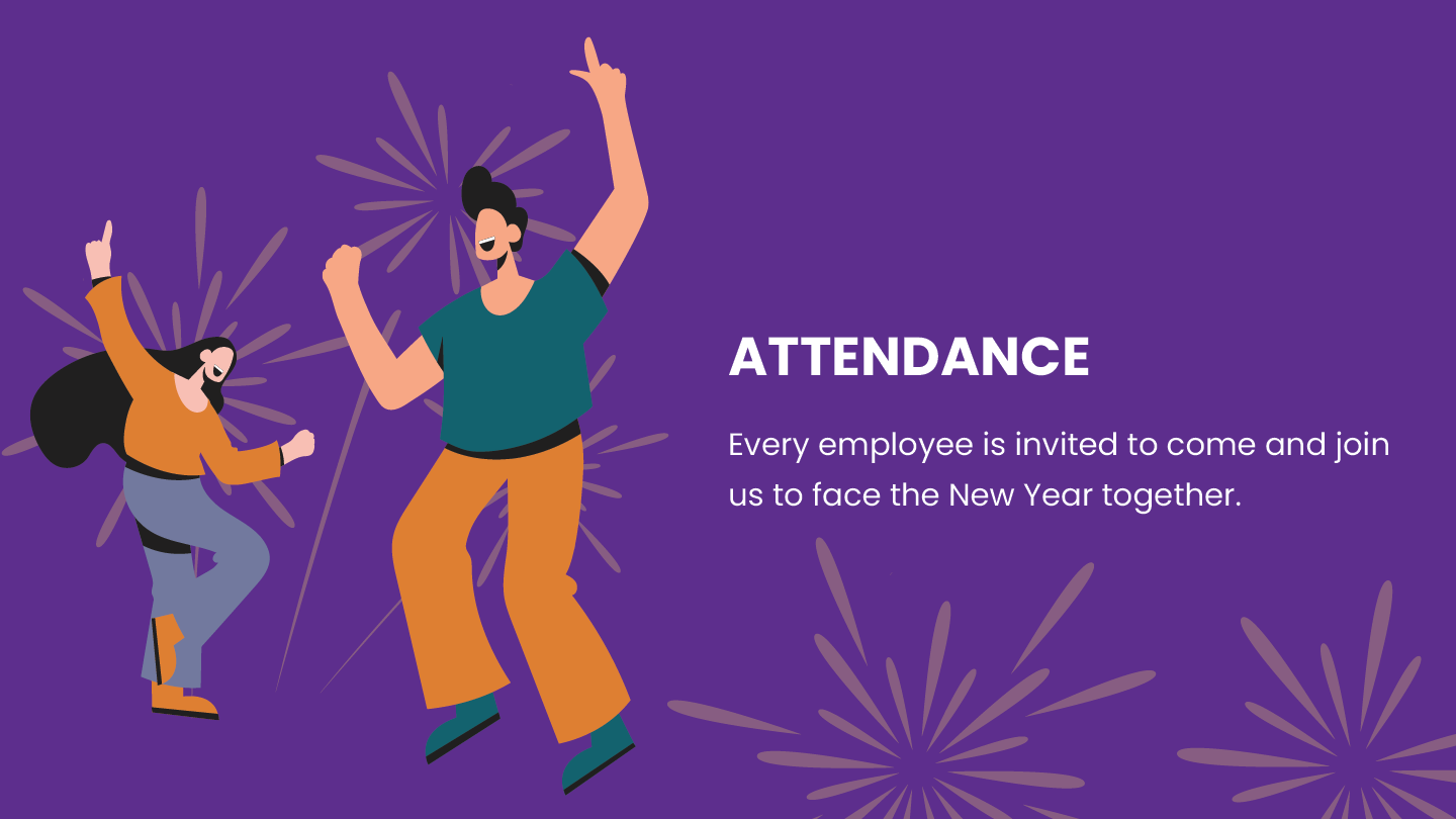 Free New Year's Eve Party Presentation Template to Edit Online