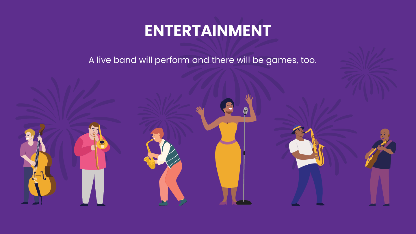 Free New Year's Eve Party Presentation Template to Edit Online