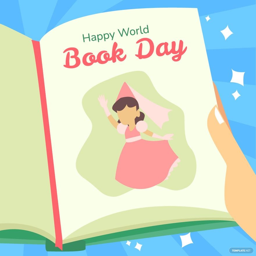Free World Book Day Illustration