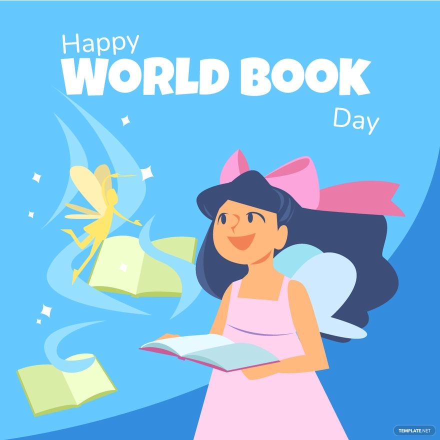 World Book Day Cartoon Vector