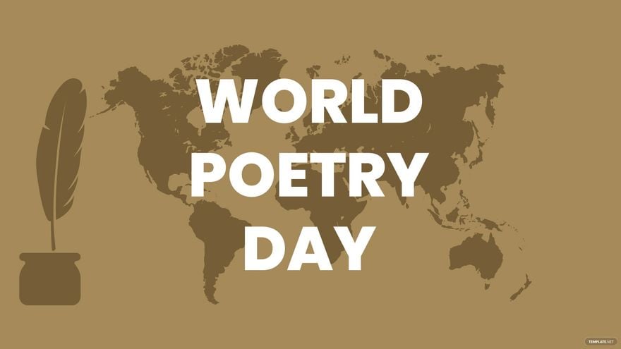 Free World Poetry Day Wallpaper Background
