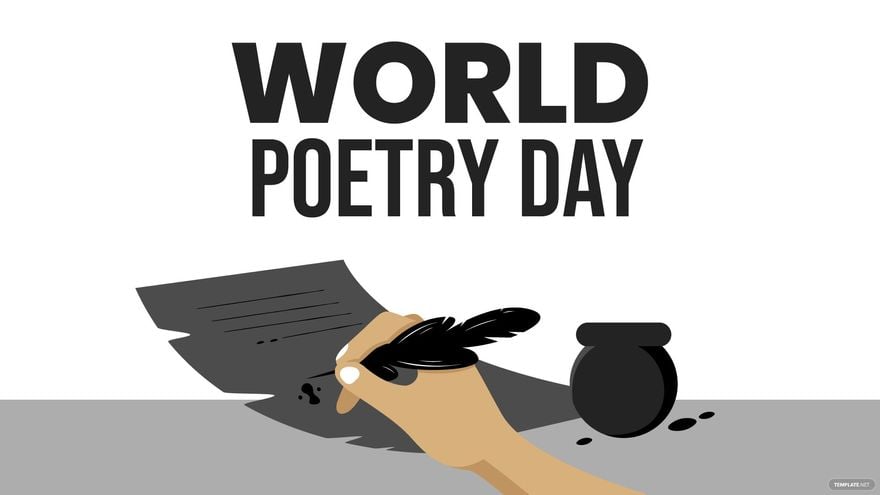 Free World Poetry Day Image Background