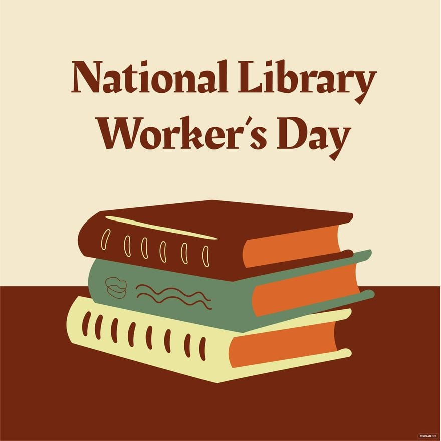 National Library Workers Day Celebration Vector