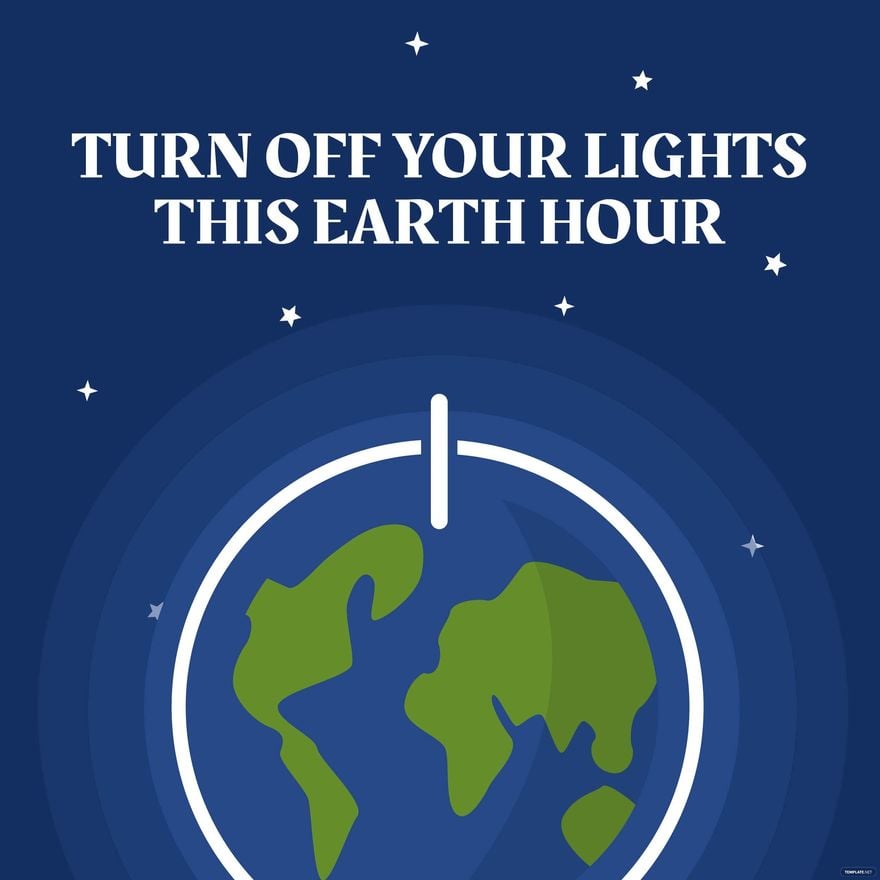 Earth Hour Whatsapp Post