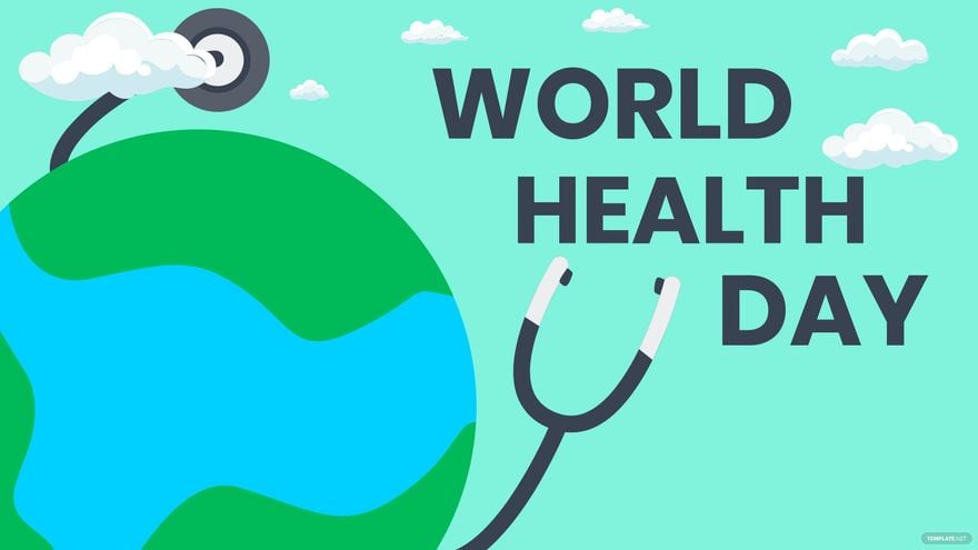 Free World Health Day Design Background