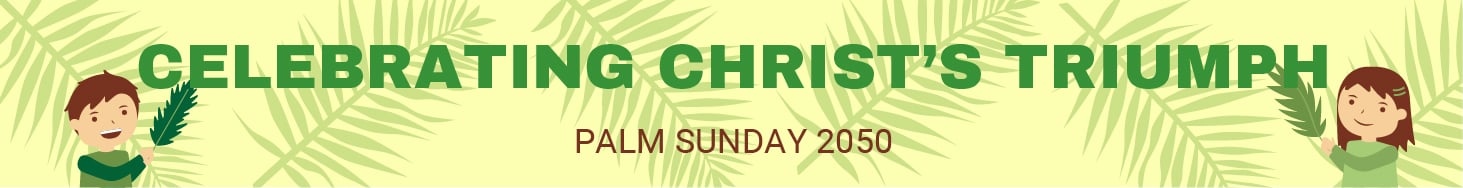 Palm Sunday Website Banner