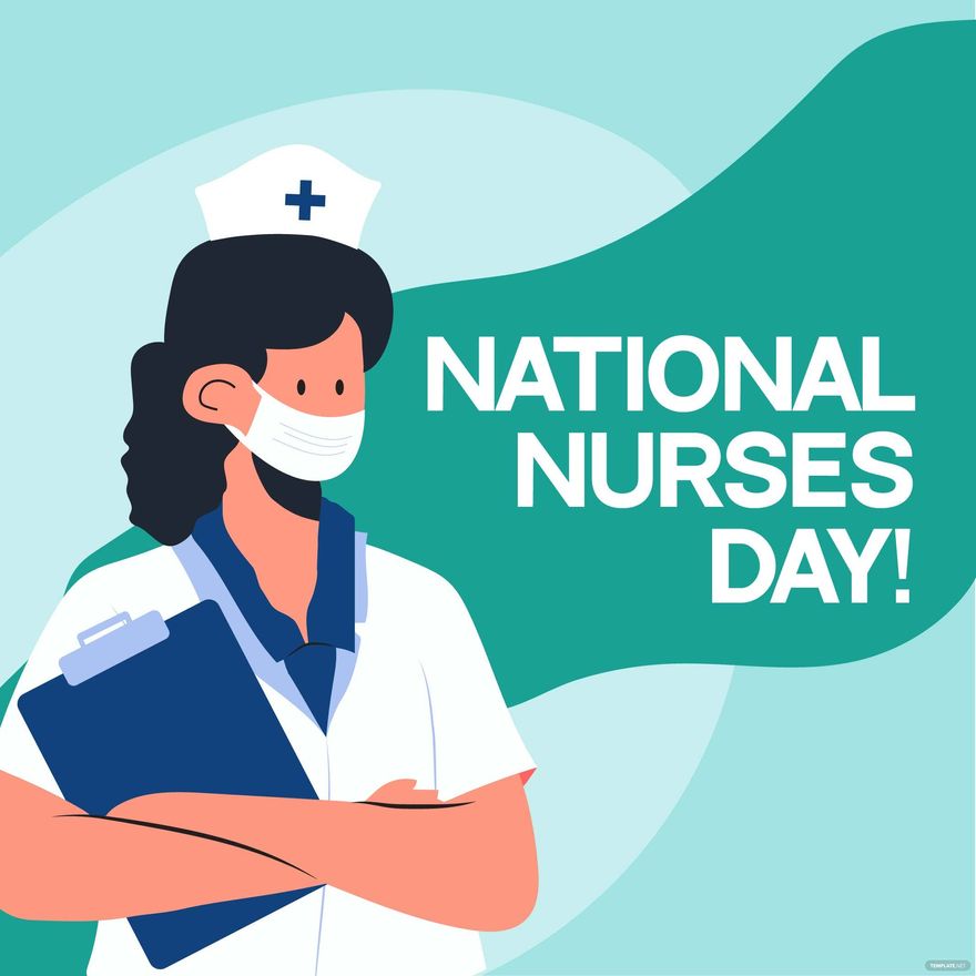 National Nurses Day Vector in Illustrator, PSD, EPS, SVG, JPG, PNG