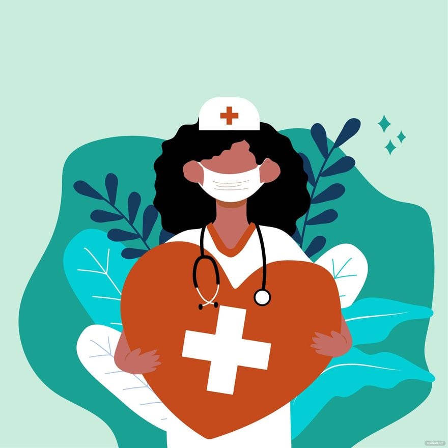Happy National Nurses Day Illustration in Illustrator, PSD, EPS, SVG, JPG, PNG