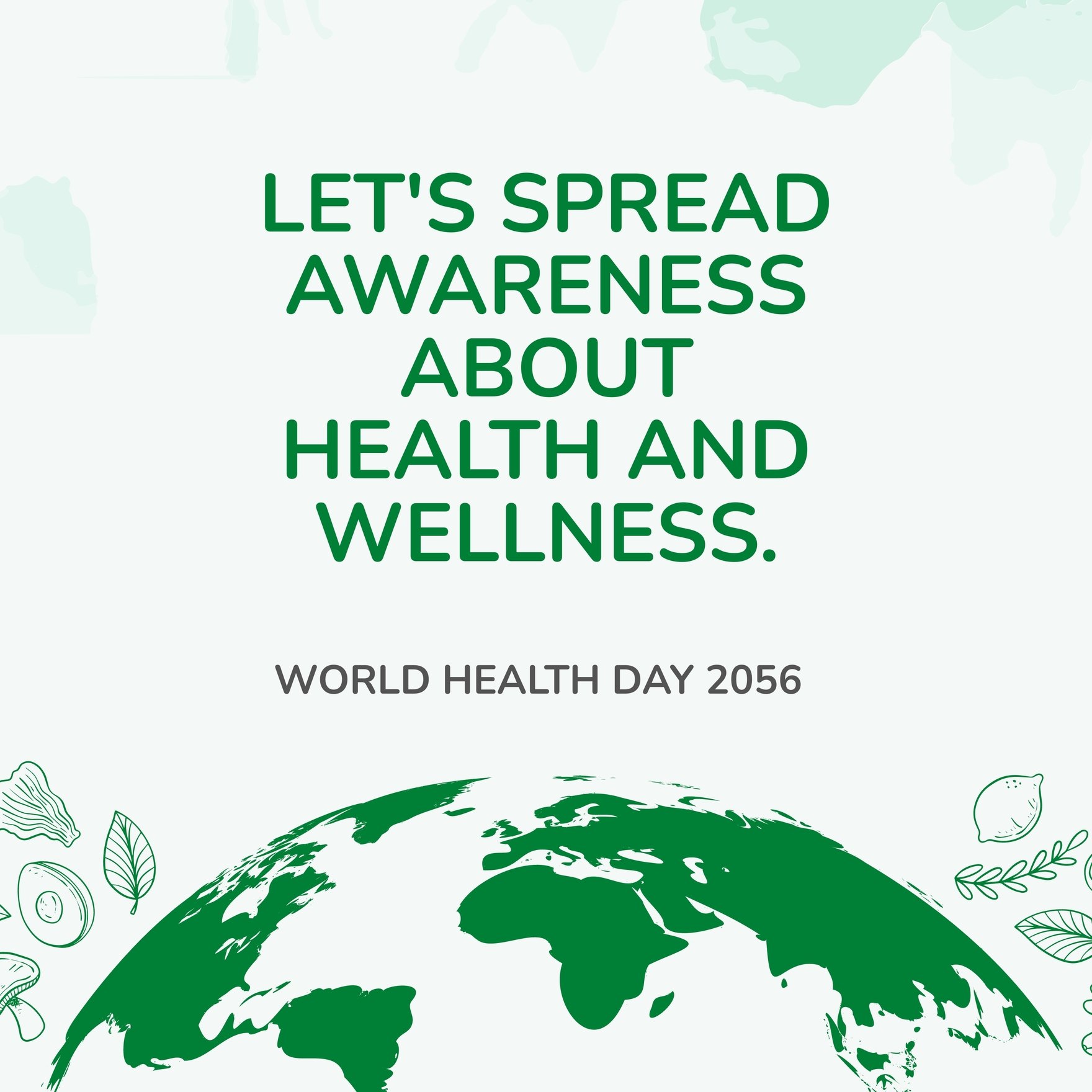 World Health Day Instagram Post in Illustrator, PSD, EPS, SVG, PNG, JPEG