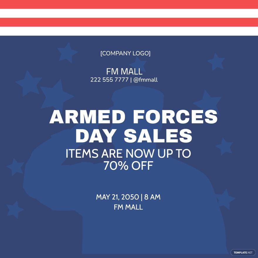 Armed Forces Day Flyer Vector