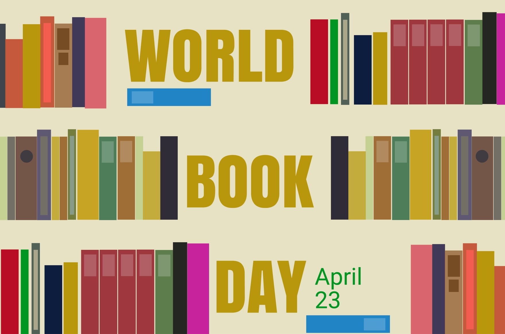 Free World Book Day Banner in Illustrator, PSD, EPS, SVG, JPG, PNG