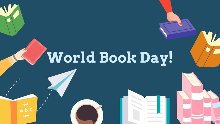 World Book Day Design Background