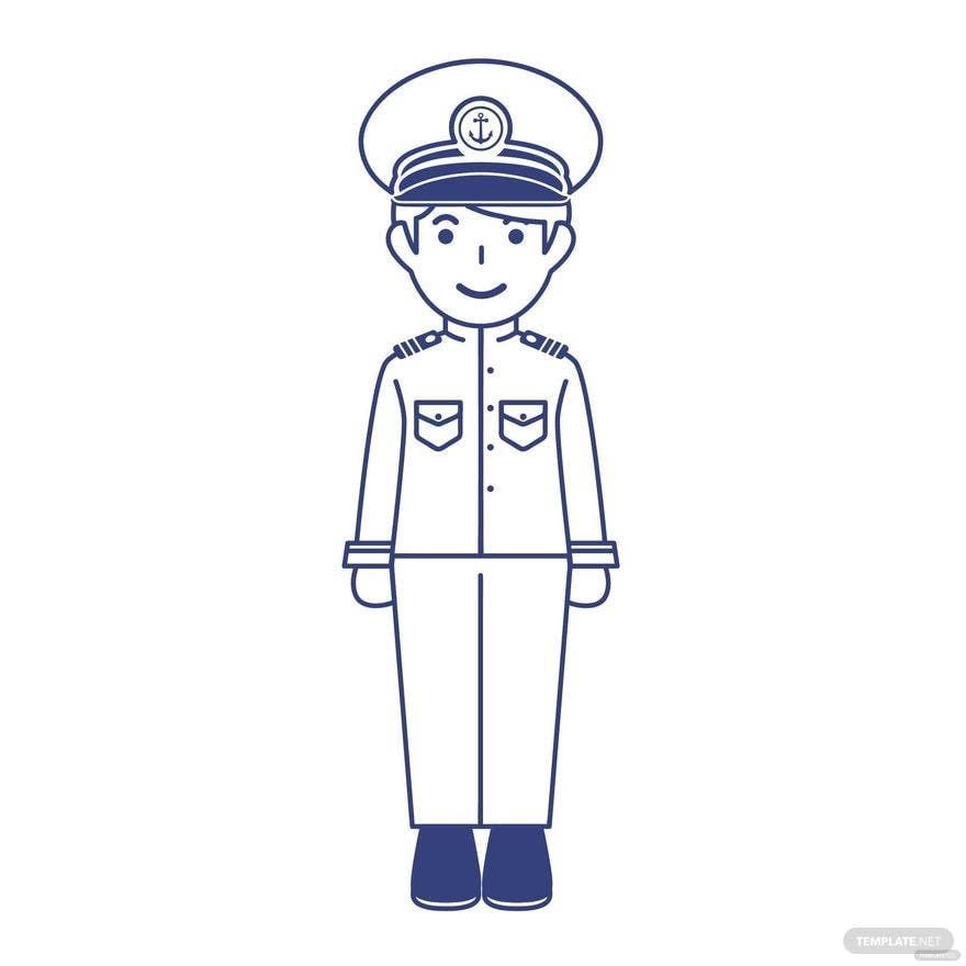 National Maritime Day Drawing Vector in Illustrator, PSD, EPS, SVG, JPG, PNG