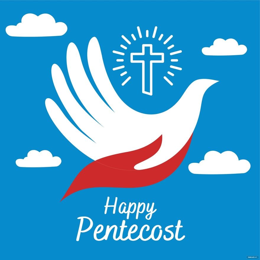 Happy Pentecost Vector