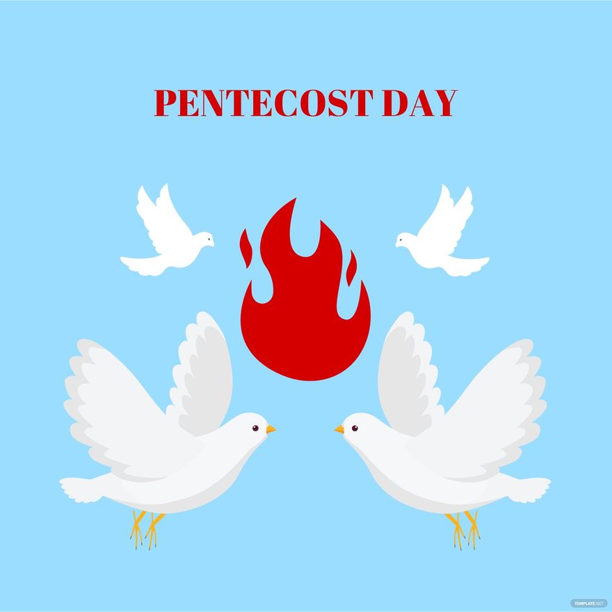 Free Pentecost Day Vector