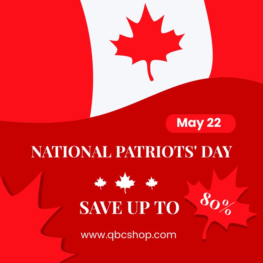 National Patriots' Day Flyer Vector