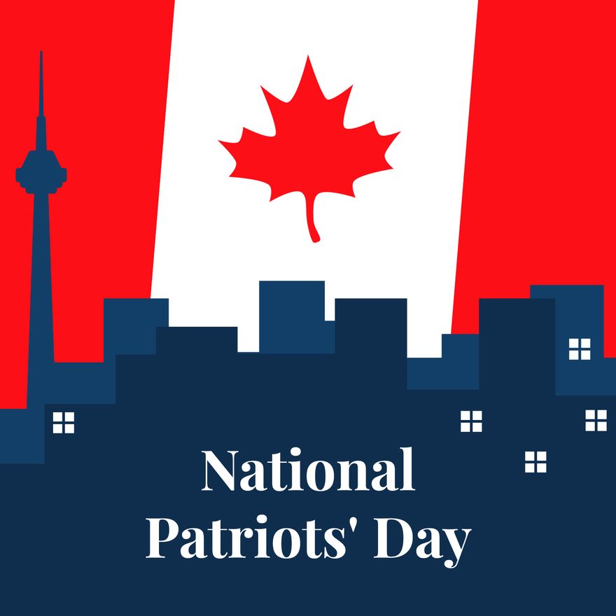 Free National Patriots' Day Vector in Illustrator, PSD, EPS, SVG, JPG, PNG