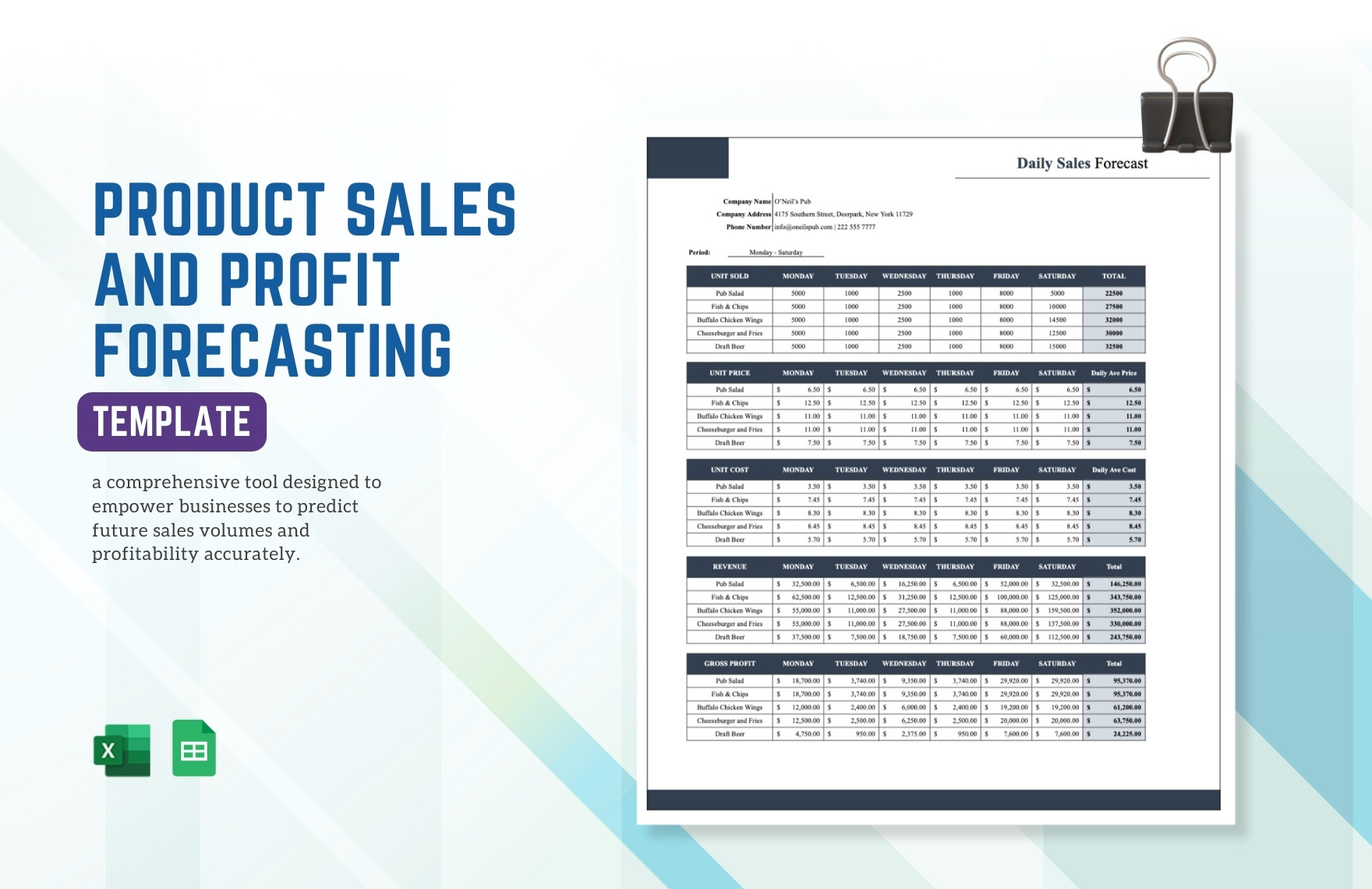 Revenue Templates In Excel FREE Download Template Revenue Templates In Excel FREE Download Template