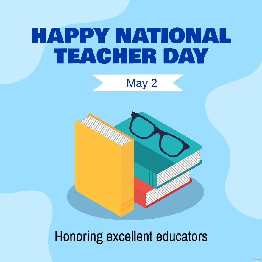 Free National Teacher Day Instagram Post