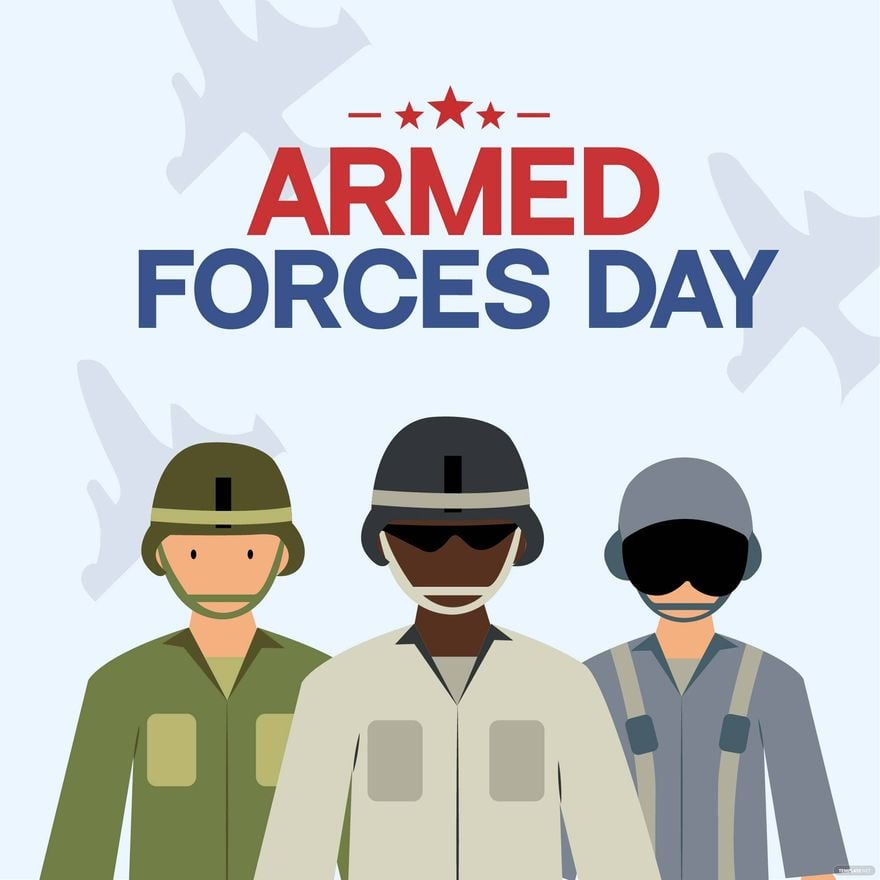 Free Armed Forces Day Illustration