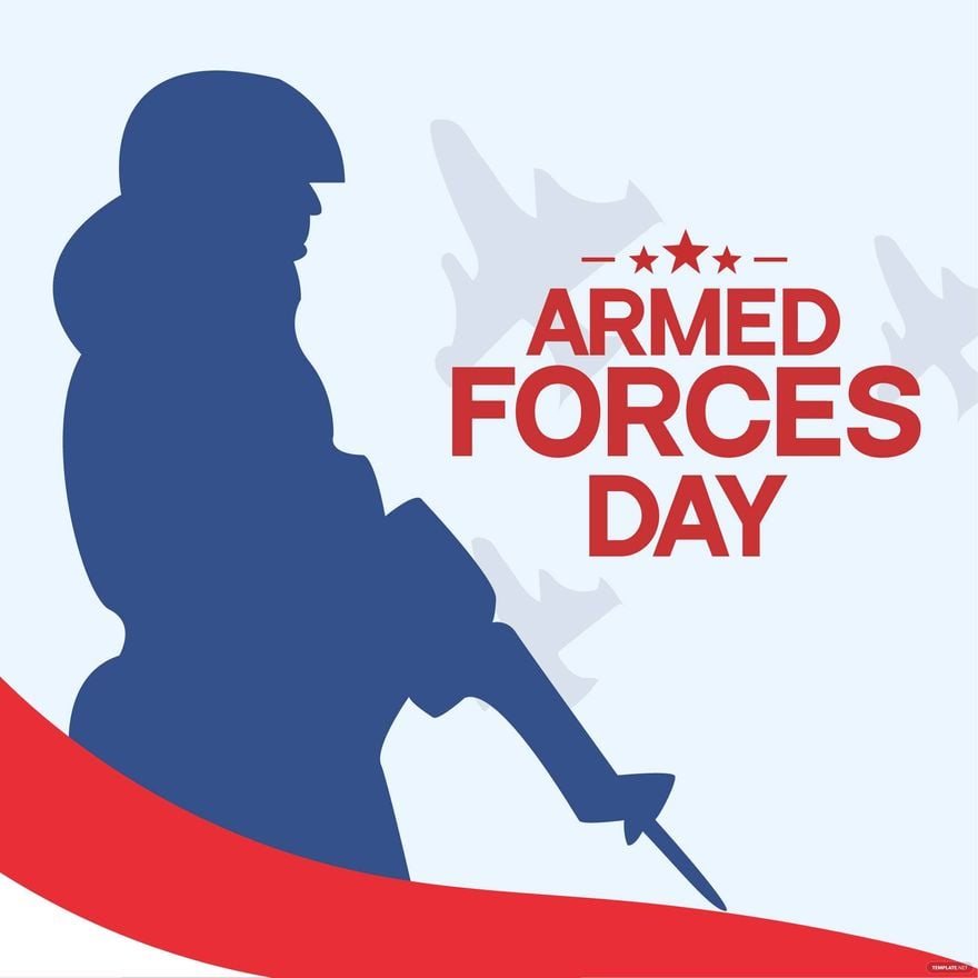 Free Armed Forces Day Celebration Vector in Illustrator, PSD, EPS, SVG, JPG, PNG