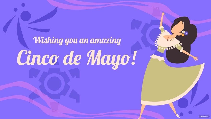 Free Cinco de Mayo Wishes Background in PDF, Illustrator, PSD, EPS, SVG, JPG, PNG