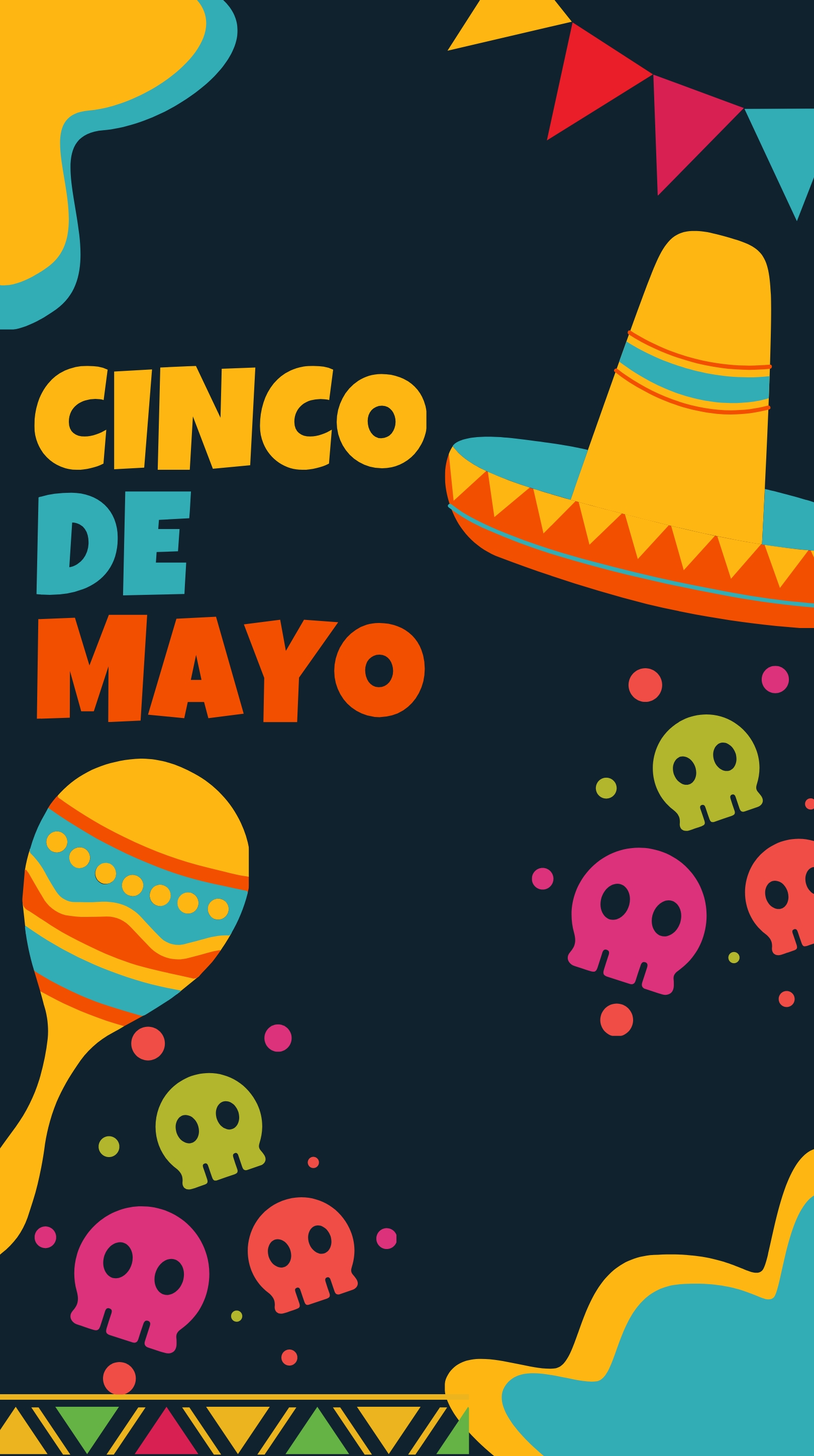 Cinco De Mayo IPhone Background In EPS Illustrator JPG PSD PNG PDF 
