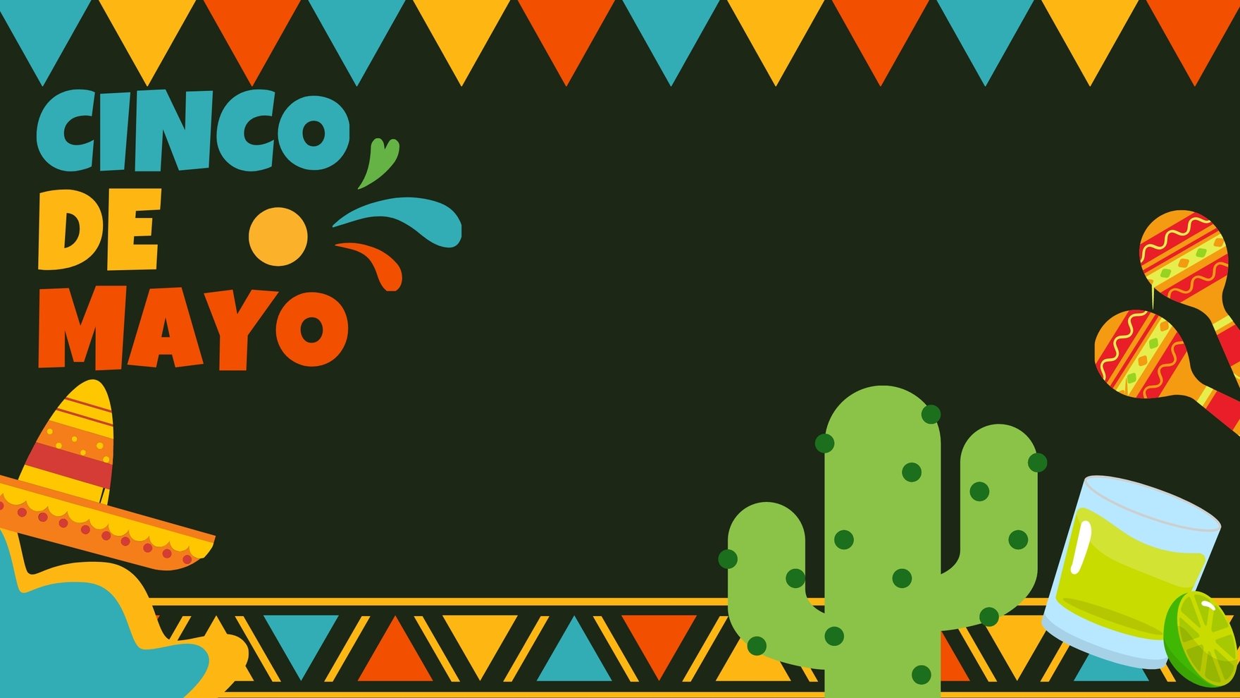 Free Cinco de Mayo Banner Background in PDF, Illustrator, PSD, EPS, SVG, JPG, PNG