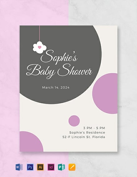 Free Baby Shower Program Template