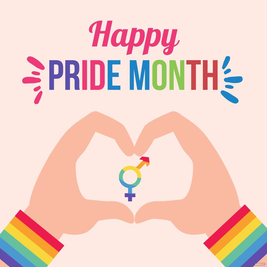 Happy Pride Month Illustration