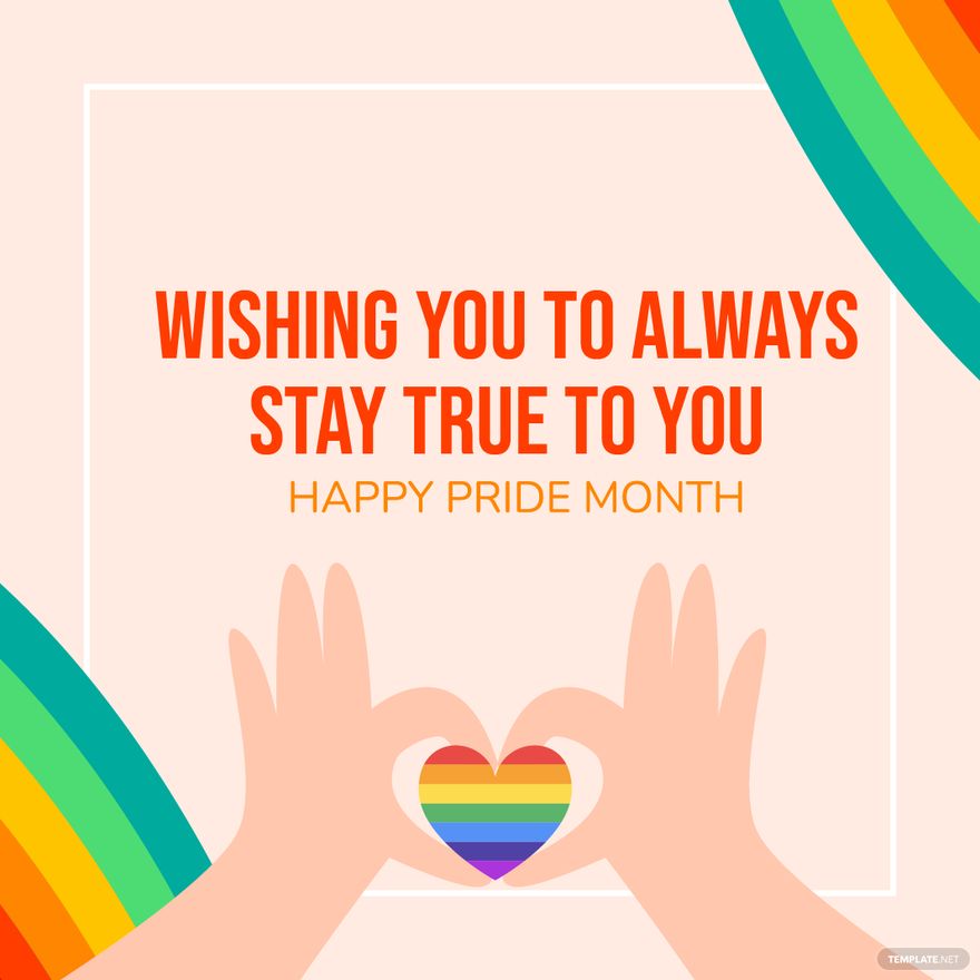 Free Pride Month Wishes Vector in Illustrator, PSD, EPS, SVG, JPG, PNG