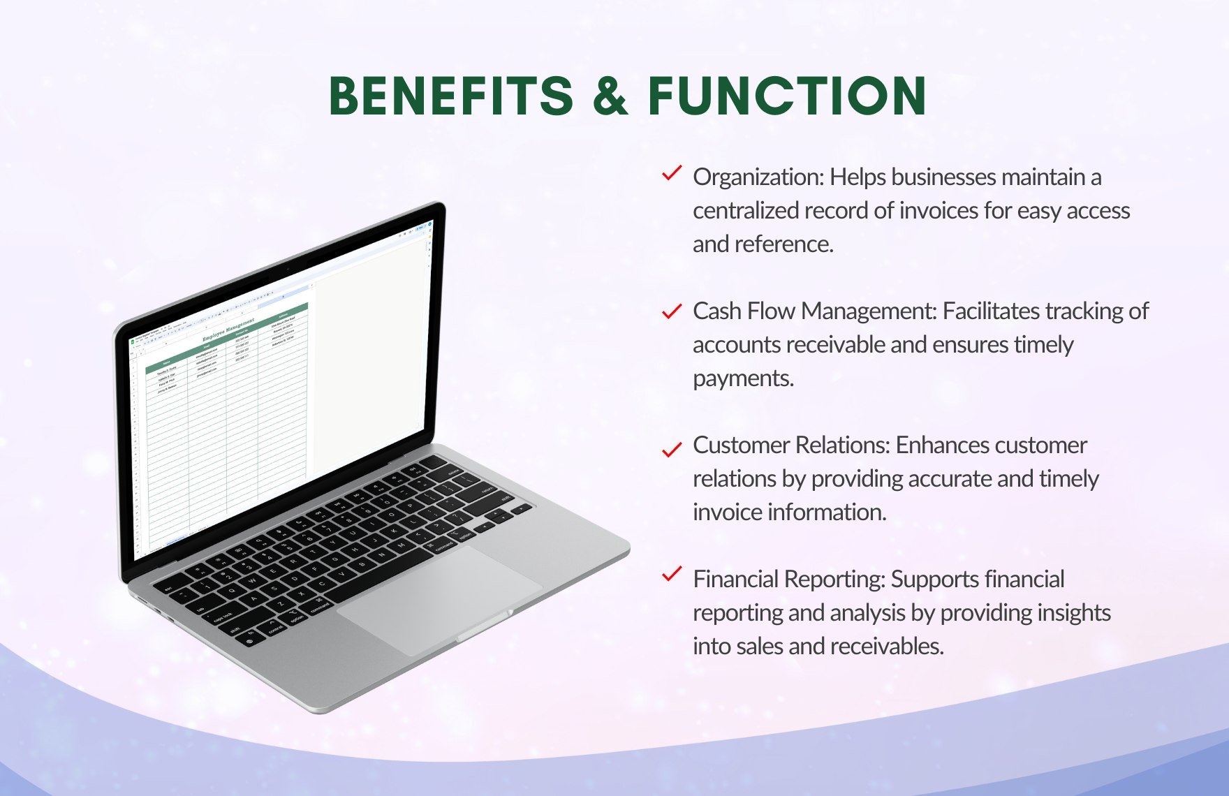 Invoice Register Template