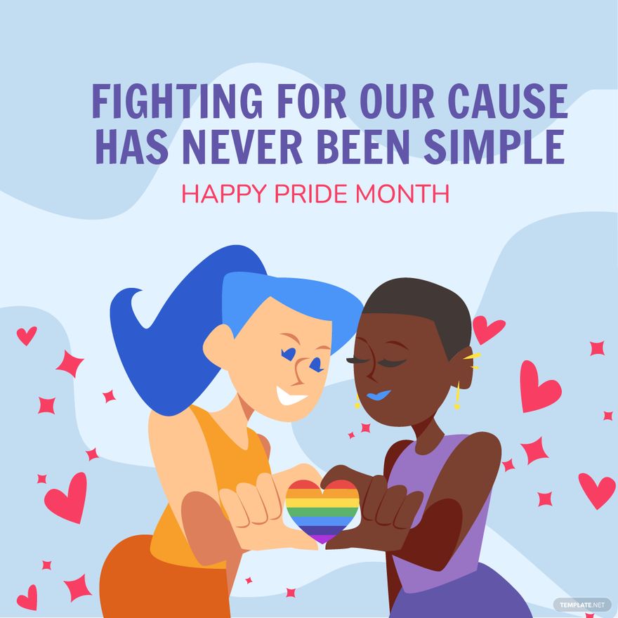 Free Pride Month Quote Vector in Illustrator, PSD, EPS, SVG, JPG, PNG