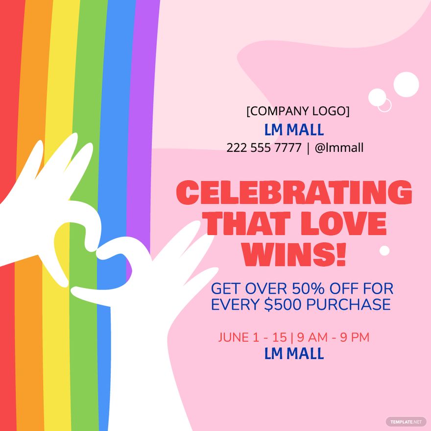 Pride Month Poster Vector