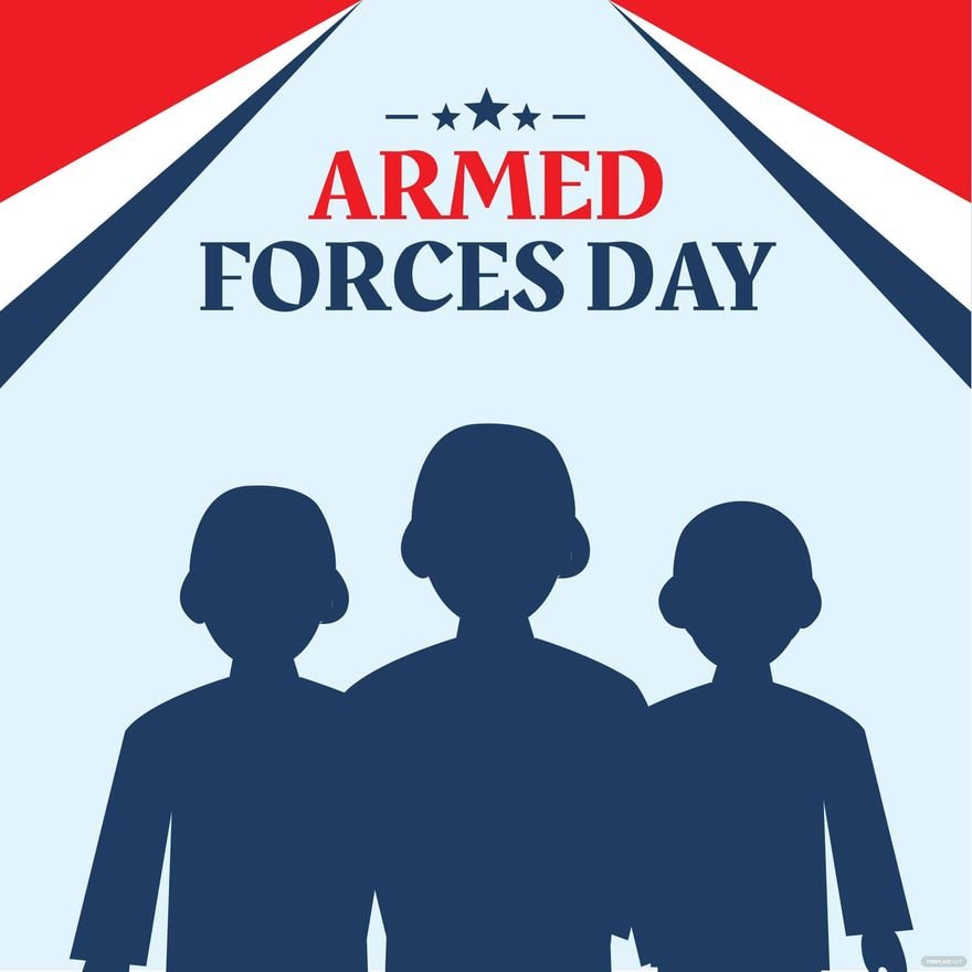 Free Armed Forces Day Cartoon Vector in Illustrator, PSD, EPS, SVG, JPG, PNG