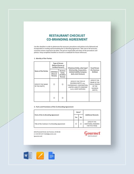 Own Brand Labelling Agreement Template