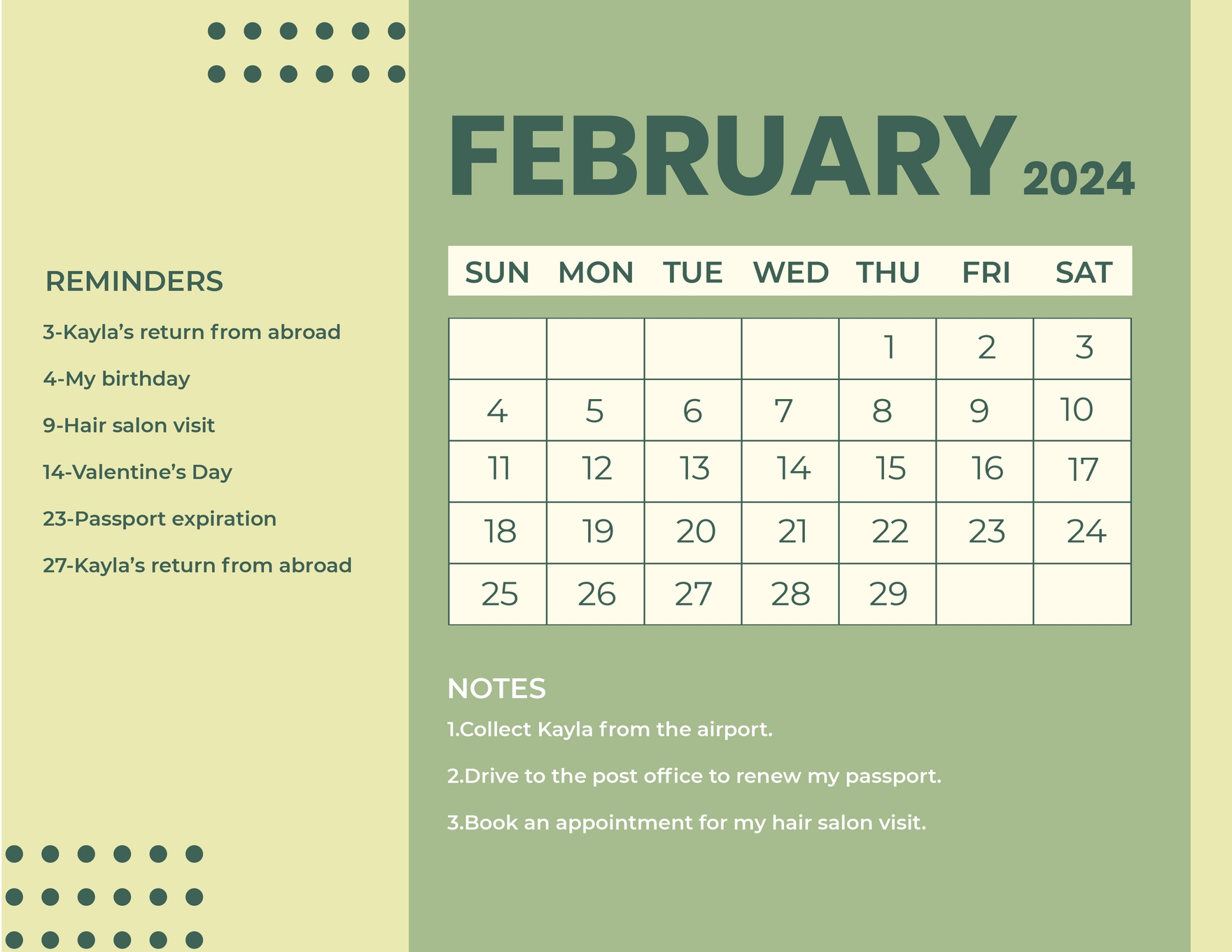 February 2024 Calendar Printable Word - Printable Online