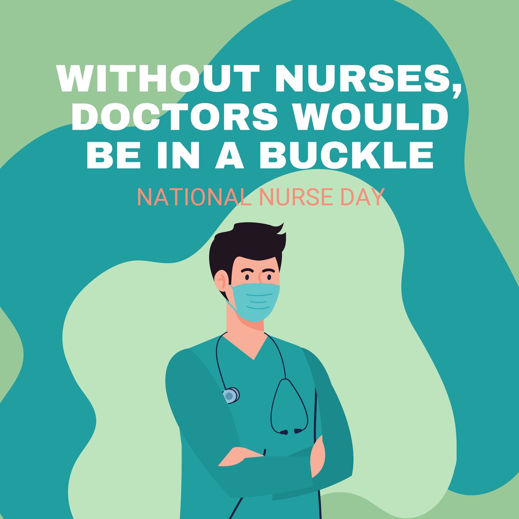 Free National Nurses Day Instagram Post in Illustrator, PSD, EPS, SVG, JPG, PNG