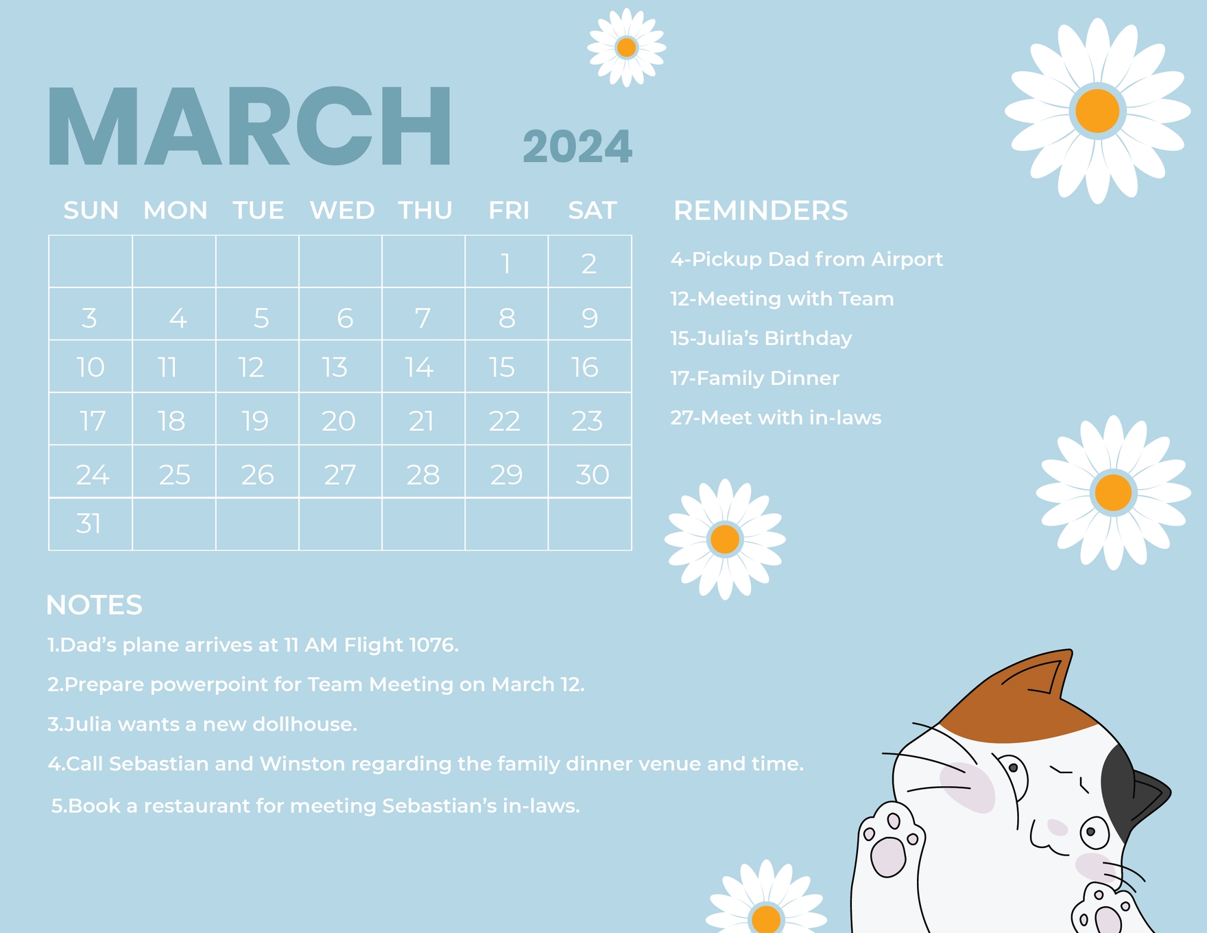 Editable March Calendar Templates In Word To Download Editable March Calendar Templates In Word To Download