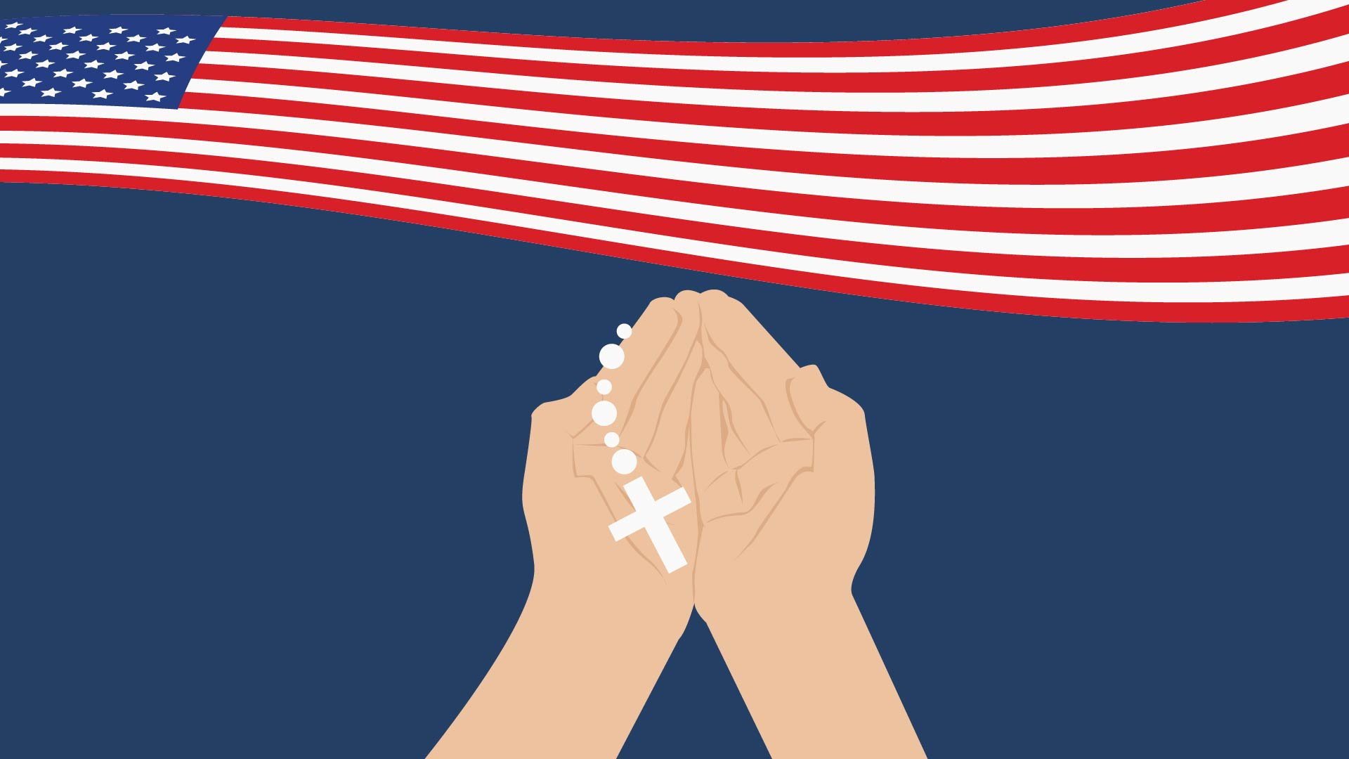 National Day of Prayer Vector Background