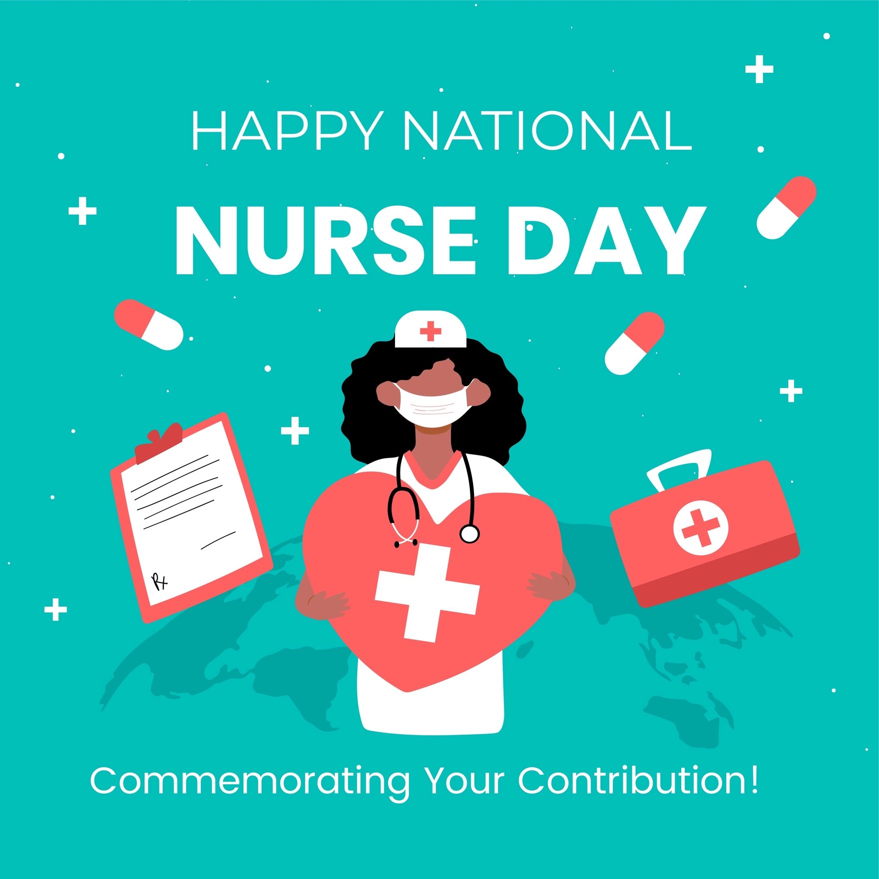 National Nurses Day Whatsapp Post