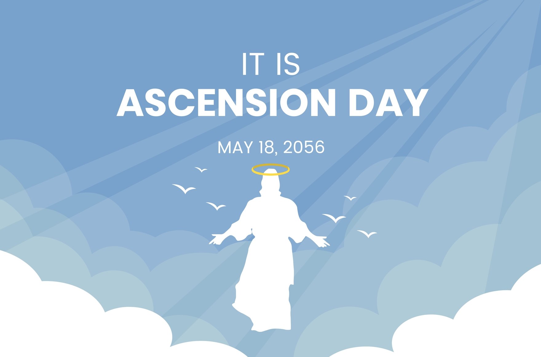 Ascension Day Banner in Illustrator, PSD, EPS, SVG, PNG, JPEG