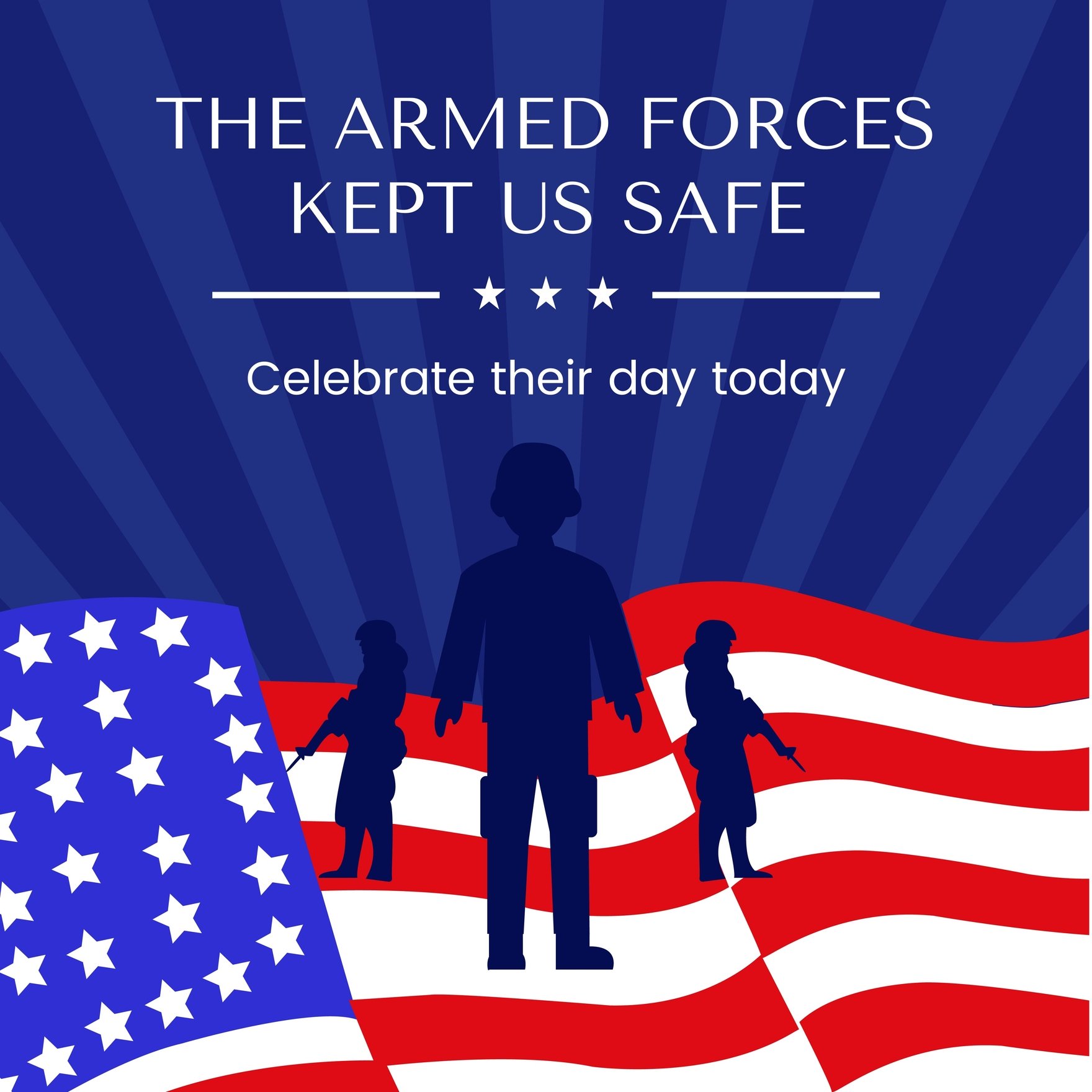 Free Armed Forces Day FB Post in Illustrator, PSD, EPS, SVG, PNG, JPEG