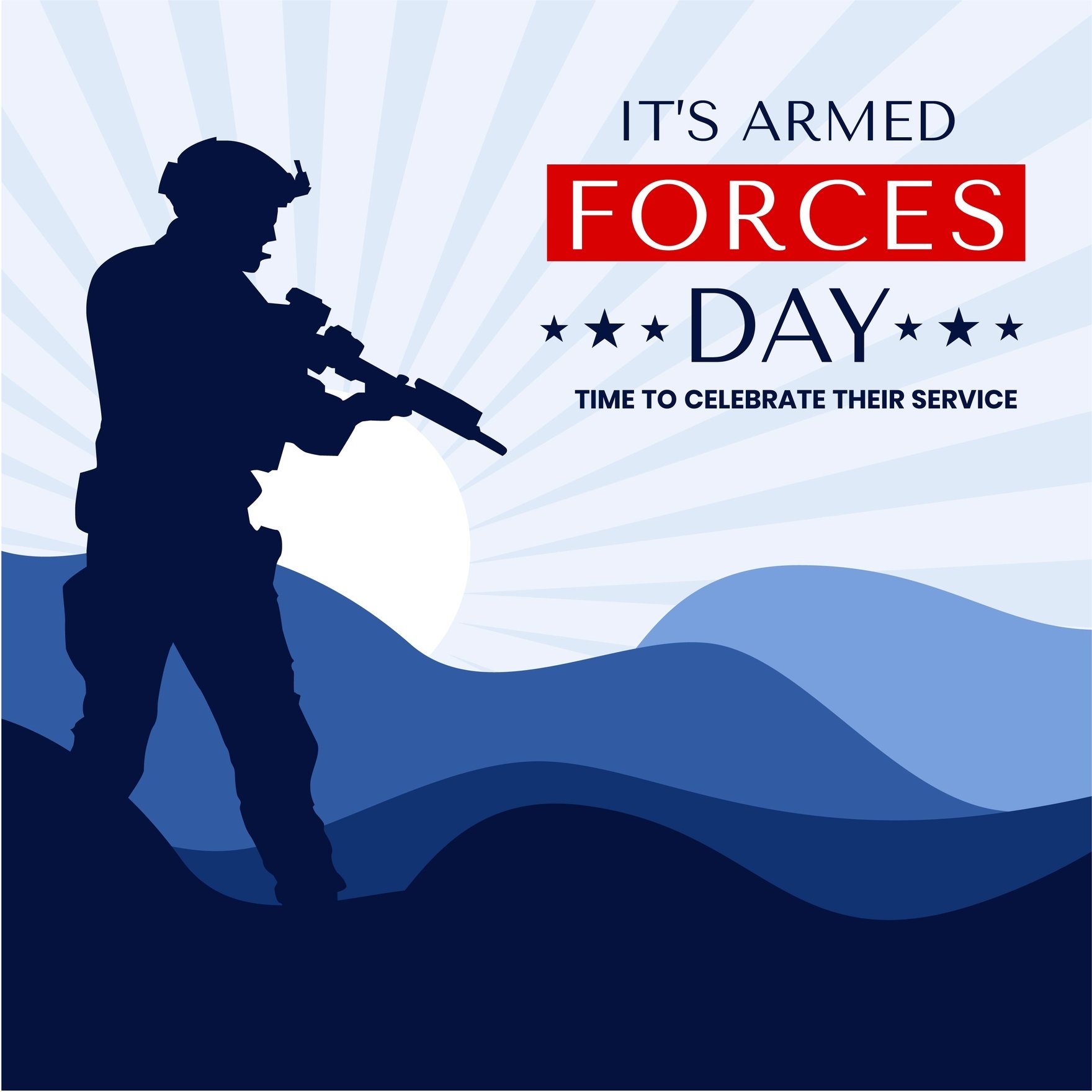 Free Armed Forces Day Whatsapp Post in Illustrator, PSD, EPS, SVG, PNG, JPEG
