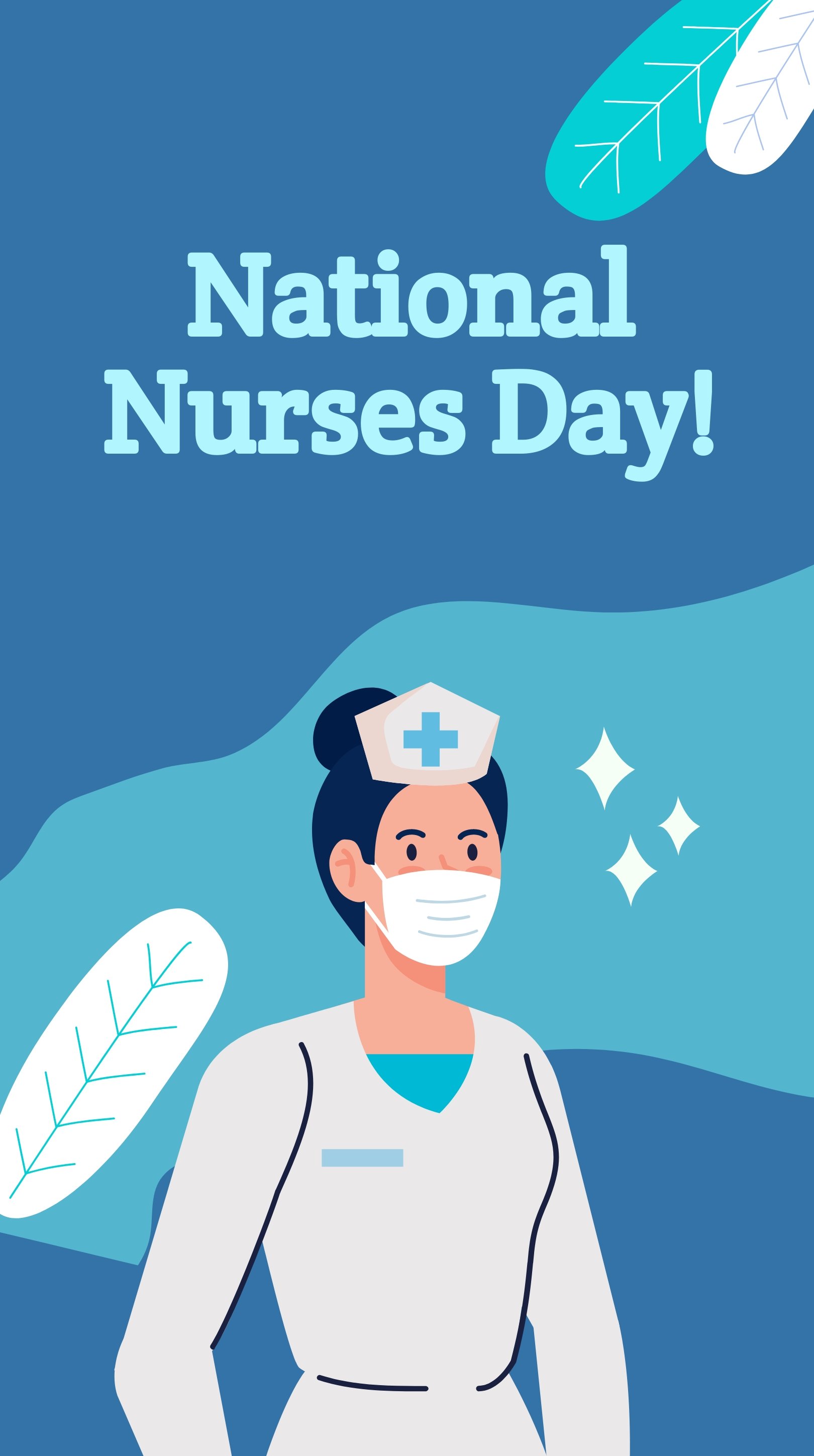 National Nurses Day iPhone Background in PDF, Illustrator, PSD, EPS, SVG, JPG, PNG