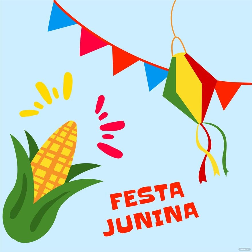 Free Happy Festa Junina Vector in Illustrator, PSD, EPS, SVG, JPG, PNG