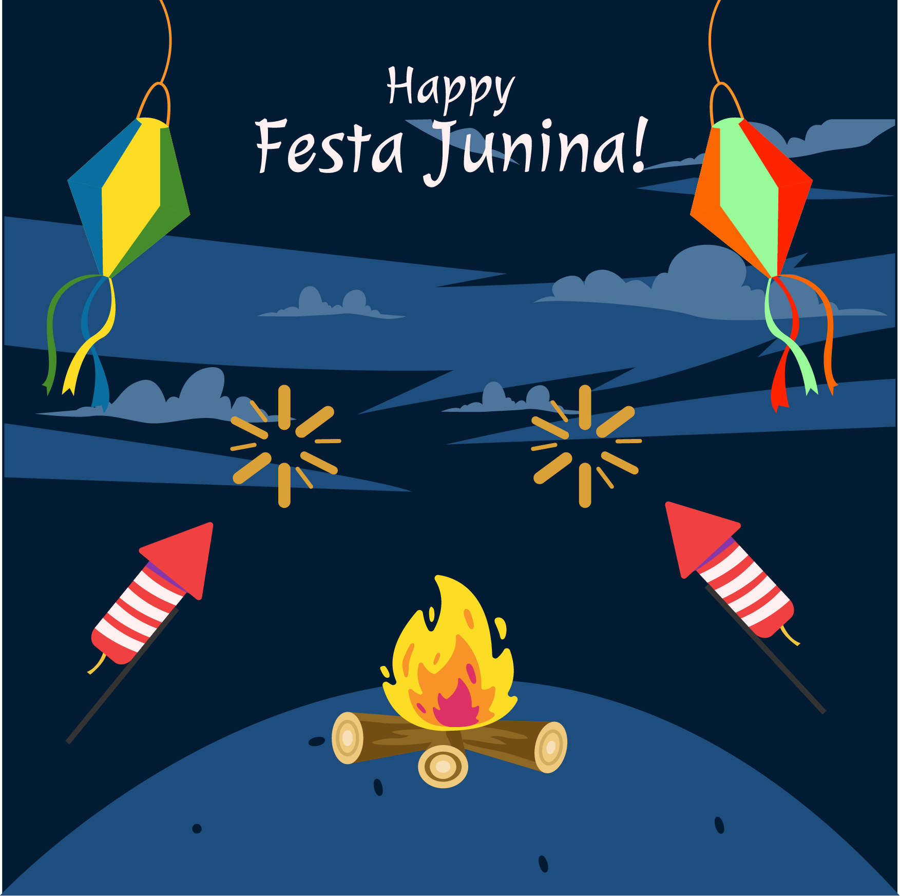 Free Festa Junina Celebration Vector in Illustrator, PSD, EPS, SVG, JPG, PNG
